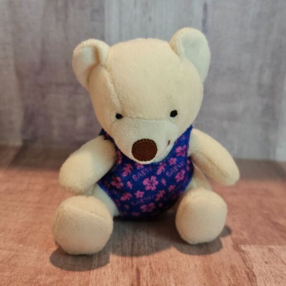 Build A Bear Mini 4 Inch Bears Peace Velvet Cuddly Teddy BAB - Picture 2 of 12